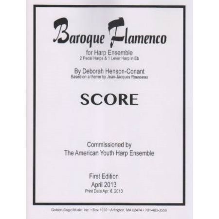 HENSON-CONANT:BAROQUE FLAMENCO FOR HARP ENSEMBLE