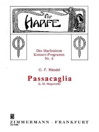 HANDEL:PASSACAGLIA HARFE
