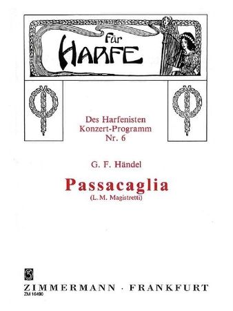 HANDEL:PASSACAGLIA HARFE