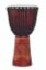 LP DJEMBE World Beat Wood Art Small Red LP713SR