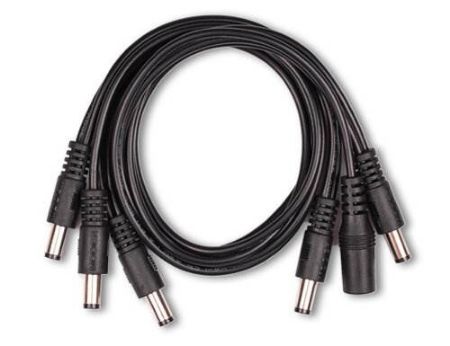 Mooer napajalni kabel za efekte Power Daisy Chain Cable, 5 Plugs, straight