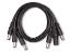 Mooer napajalni kabel za efekte Power Daisy Chain Cable, 5 Plugs, straight