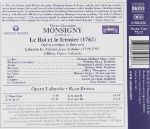 MONSIGNY:LE ROI ET LE FERMIER A COMIC OPERA IN THREE ACTS