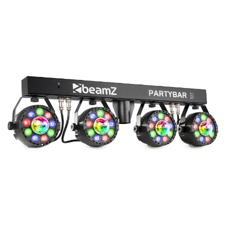 Beamz PartyBar3 4x Par with Magic Ball