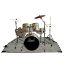 Rockbag Drum Carpet (160 x 200 cm / 62.99" x 78.74")