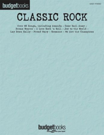 CLASSIC ROCK EASY PIANO (BUDGETBOOKS)