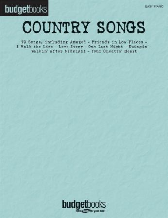 COUNTRY SONGS EASY PIANO (BUDGETBOOKS)