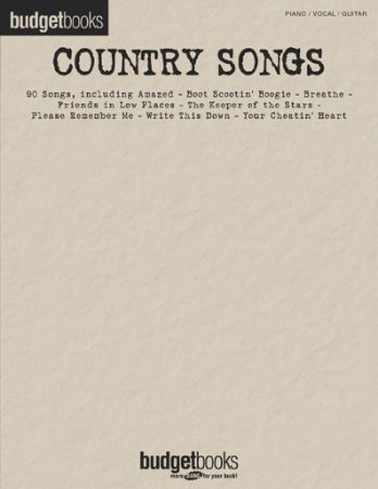 COUNTRY SONGS PVG (BUDGETBOOKS)