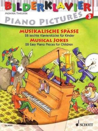MUSICAL JOKES 28 EASY PIANO PIECES FOR CHILDREN (MONIKA TWELSIEK)