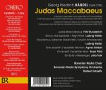 HANDEL:JUDAS MACCABAEUS/WUNDERLICH/WELTER/GIEBEL/KUBELIK 2CD