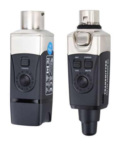 XVive U3C Microphone Wireless System za konderzatorske mikrofone Black