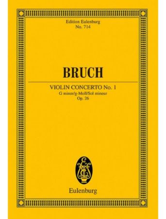 BRUCH:VIOLIN CONCERTO NO.1 G-MOLL OP.26 STUDY SCORE