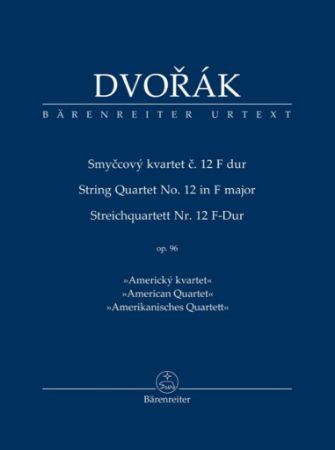 DVORAK:STRING QUARTET NO.12 IN F-DUR OP.96 STUDY SCORE