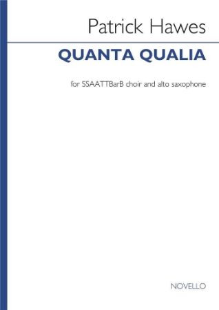 HAWES:QUANTA QUALIA SATBB AND ALTOSAXOPHONE