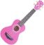 ARROW sopran ukulele PB10 Pink w/bag