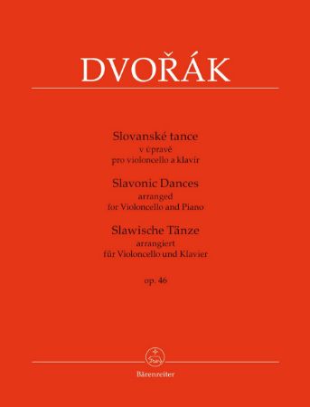 DVORAK:SLAVONIC DANCES OP.46 VIOLONCELLO AND PIANO
