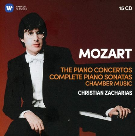MOZART:THE PIANO CONCERTOS,COMPLETE PIANO SONATAS,CHAMBER MUSIC/ZACHARIAS 15CD