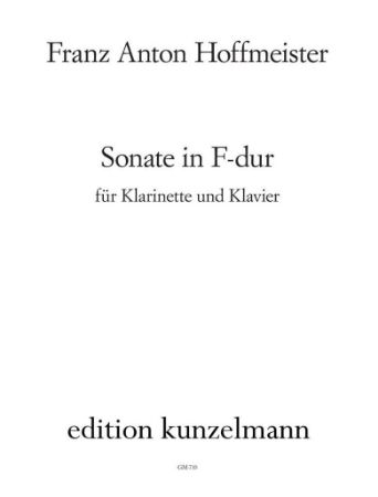 HOFFMEISTER:SONATE IN F-DUR CLARINET AND PIANO