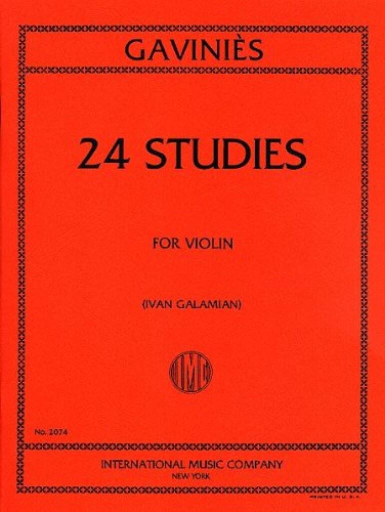 GAVINIES24 STUDIES FOR VIOLIN Hartman glasbena spletna trgovina