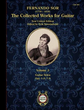 SOR:THE COLLECTED WORKS FOR GUITAR VOL.3  GUITAR SOLOS OPP.1-5,7-9