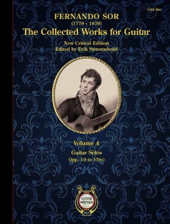 SOR:THE COLLECTED WORKS FOR GUITAR VOL.4  GUITAR SOLOS OPP.10 TO 15(C)