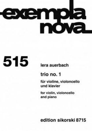 AUERBACH:TRIO NO.1 FOR VIOLIN,CELLO AND PIANO