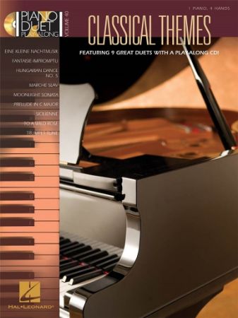 CLASSICAL THEMES PIANO 4 HANDS PLAY ALONG + AUDIO ACCESS