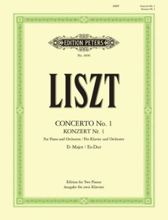 LISZ:CONCERTO FOR PIANO  NO.1 ES-DUR EDITION FOR TWO PIANOS