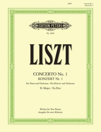 LISZ:CONCERTO FOR PIANO  NO.1 ES-DUR EDITION FOR TWO PIANOS