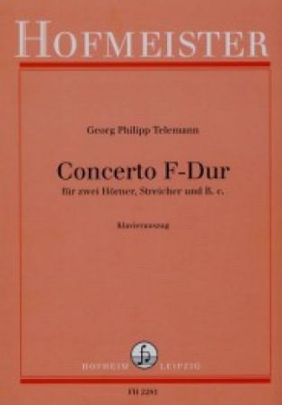 TELEMANN:CONCERTO F-DUR HORN AND PIANO