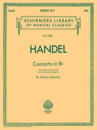 HANDEL/SALZEDO:CONCERTO IN Bb FOR HARP SOLO