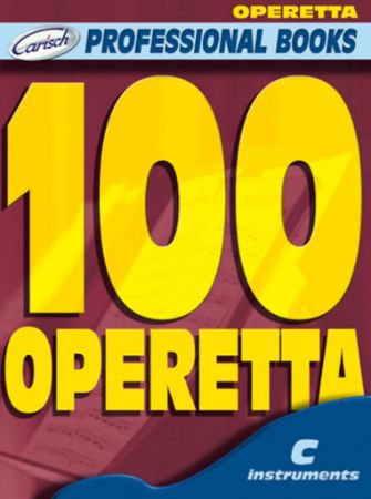 100 OPERETTA PROFESSIONAL BOOKS C INSTRUMENTS