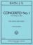 BACH J.S.:CONCERTO NO.1 S1041 VIOLIN AND PIANO (GALAMIAN)