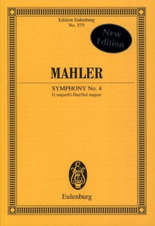 MAHLER:SYMPHONY NO.4 STUDY SCORE
