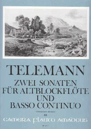 TELEMANN:2 SONATAS from "Essercizii Musici" ALTBLOCKFLOTE