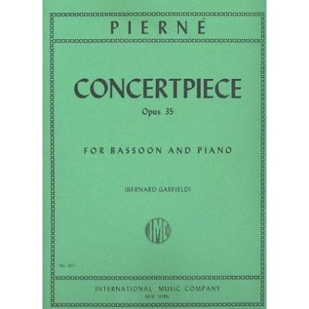 PIERNE:CONCERTPIECE OP.35 FOR BASSOON AND PIANO