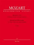 MOZART:QUARTET IN ES KV 493 PIANO,VIOLIN,VIOLA AND CELLO