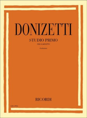 DONIZETTI:STUDIO PRIMO PER CLARINETTO