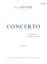 RIVIER:CONCERTO POUR CLARINETTE & PIANO