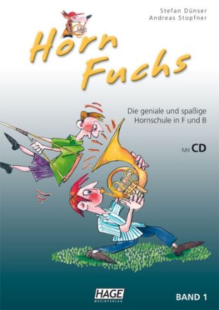 DUNSER/STOPFNER:HORN FUCHS HORNSCHULE IN F UND B +CD