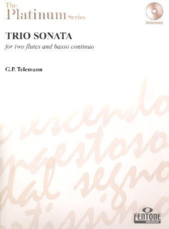 TELEMAN:TRIO SONATA TWO FLUTES & BASSO CONTINUO + CD