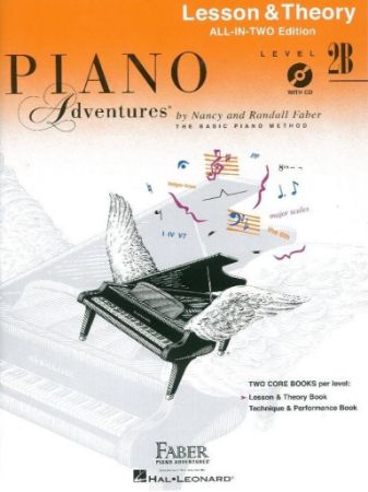 FABER:PIANO ADVENTURES LESSON & THEORY LEVEL 2B +CD