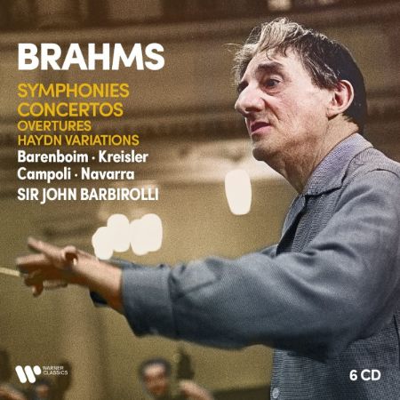 BRAHMS:SYMPHONIES/CONCERTOS/OVERTURES/BARBIROLLI 6CD