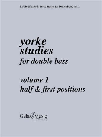 YORKE:STUDIES FOR DOUBLE BASS VOL.1 HALF & FIRST POSITIONS