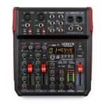 VONYX MEŠALNA MIZA VM-KG06 Music Mixer 6-Channel BT/DSP/USB Record