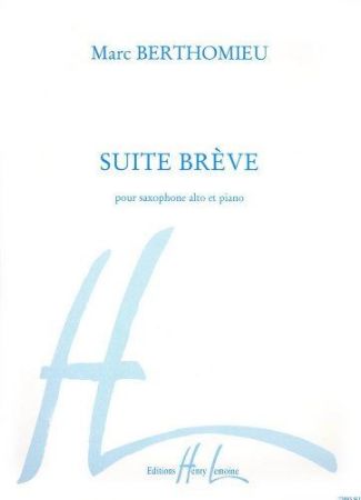 BERTHOMIEU:SUITE BREVE,SAXOPHONE ET PIANO