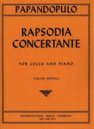 PAPANDOPULO:RAPSODIA CONCERTANTE CELLO AND PIANO (DEŠPALJ)