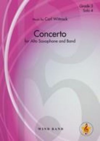 Carl Wittrock: Concerto for Alto Saxophone and Band
