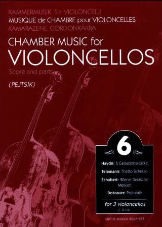 CHAMBER MUSIC FOR VIOLONCELLOS VOL.6 FOR 3 VIOLONCELLOS
