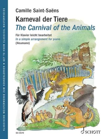 SAINT-SAENS:THE CARNIVAL OF THE ANIMALS (HEUMANN) FOR PIANO